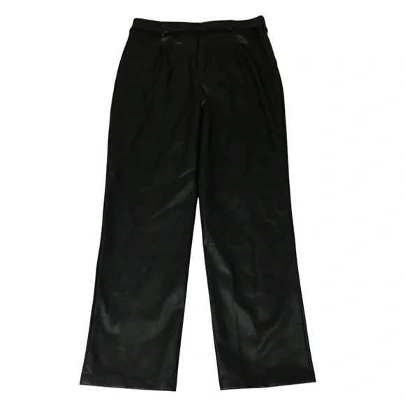 INC Black Vegan Faux Leather High Waisted Pants - Women’s 16 - Picture 8 of 13